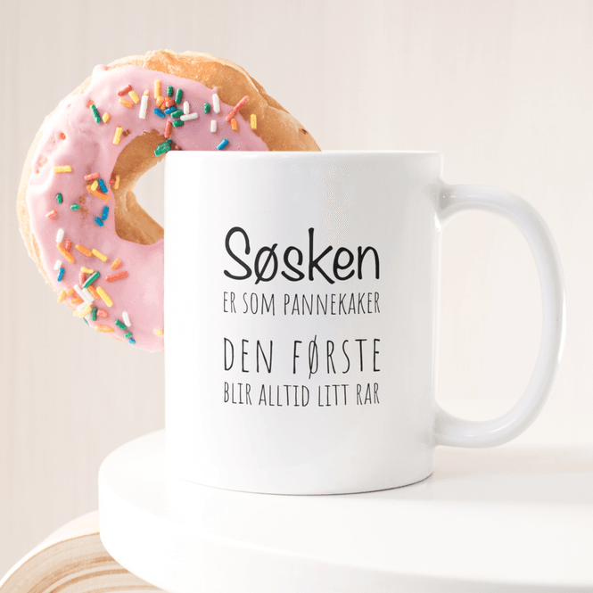 Hovedbilde Kopp - Søsken er som pannekaker