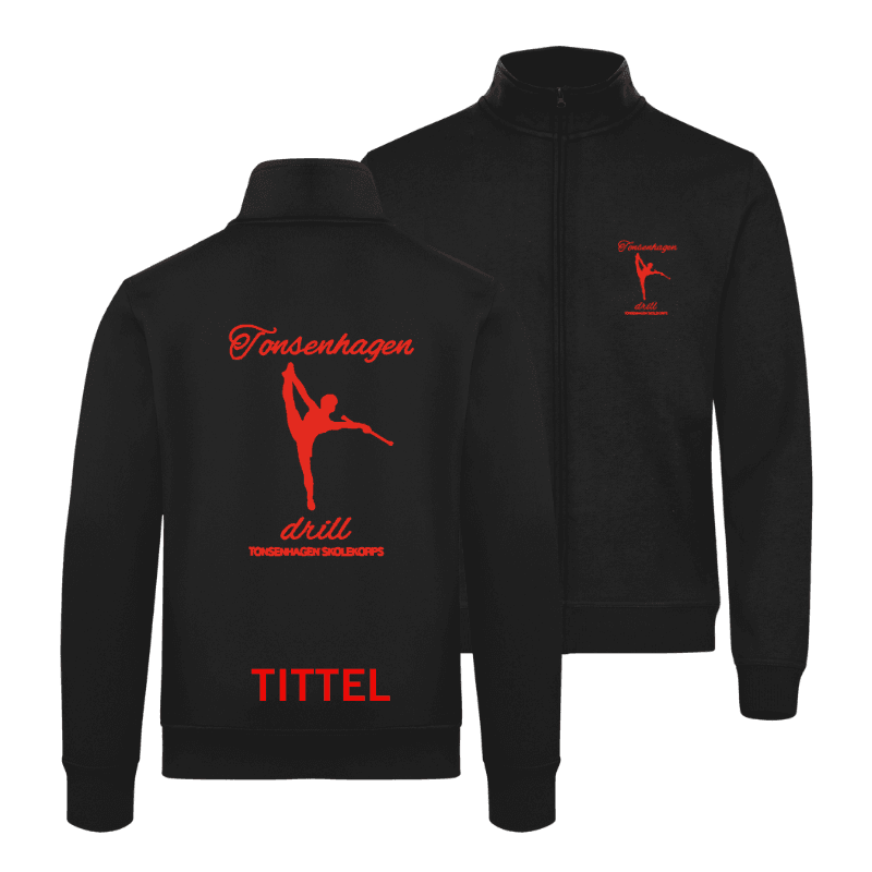 Tonsenhagen Drill - Basic Cardigan Unisex - Svart